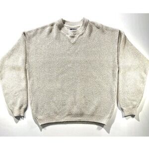 Vintage 90s Willis & Geiger Sweater Mens Small 100% Cotton Knit Made in USA...
